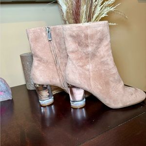 Jessica Simpson Clear Heeled Booties